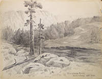 Thirteen amateur pencil drawings on paper of Scenes of Mills in Adirondacks, Rochester "Genessee Lower Falls, Rand Powder Mills, Monroe Co., NY. (6), De Grasse River, Adirondacks (4)
