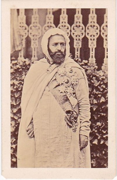 Abd el-Kader, Anti-Colonial Leader, Original CDV Photograph, circa 1900