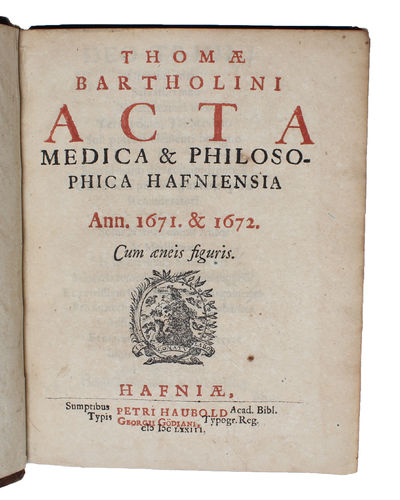 Acta Medica & Philosophica Hafniensia. Ann.…