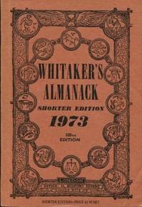 image of Whitaker's Almanack Shorter Edition 1973