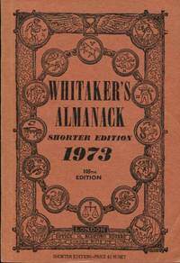 Whitaker&#039;s Almanack Shorter Edition 1973 by Whitaker, Joseph - 1972