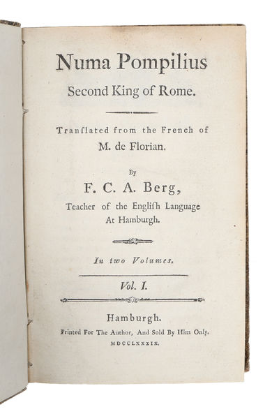 Numa Pompilius. Second King of Rome. 2 vols. (photo 2)