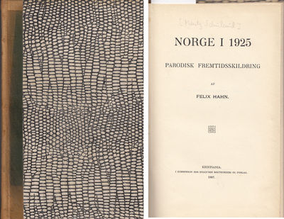 (MENTZ SCHULERUD) Norge i 1925. Parodisk…