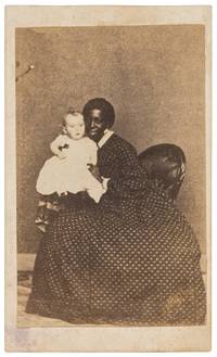 Carte de Visite of a African-American Caregiver with a White Baby