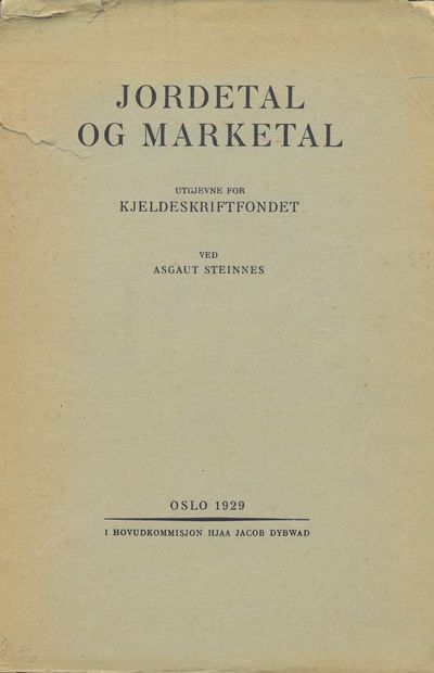Jordetal og marketal. Utgjeve for…