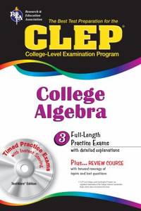 CLEP College Algebra [With CDROM]