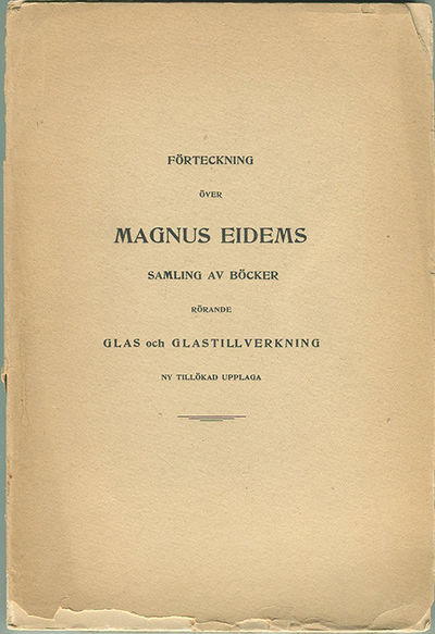 Förteckning över Magnus Eidems samling av böcker…