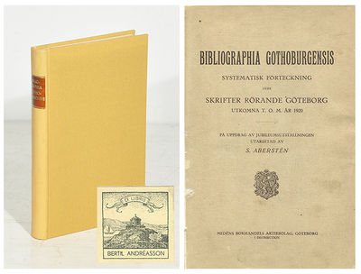 Bibliographia Gothoburgensis. Systematisk…