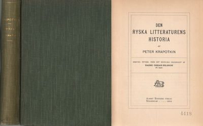 DEN RYSKA LITTERATURENS HISTORIA.