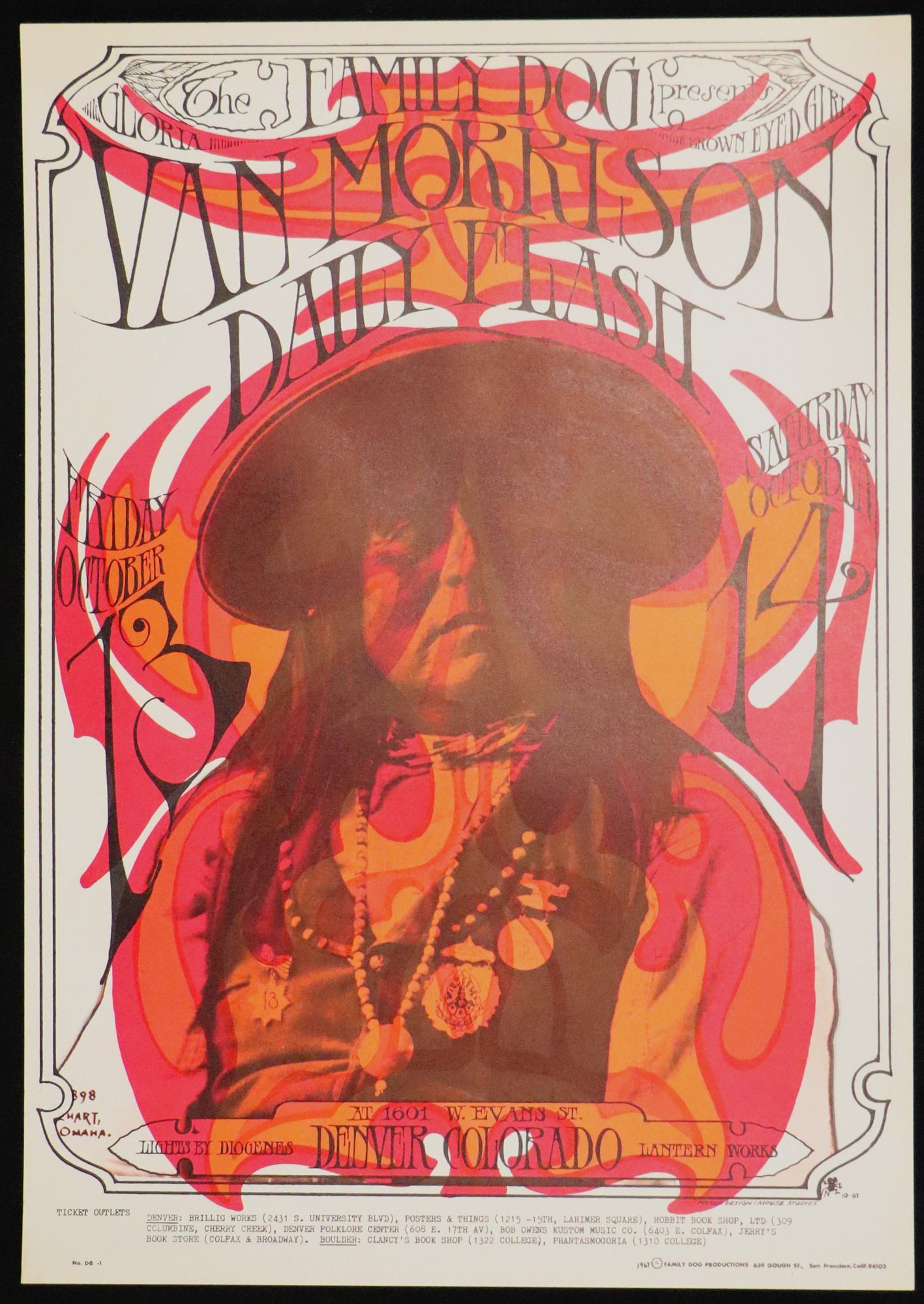 The Family Dog Presents Van Morrison Daily Flash F