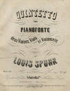 [Op. 130]. Quintetto pour Pianoforte deux Violons, Viola et Violoncelle ... Oeuv. 130. Partition et Parties separées. 4 1/2 rth. [Parts]