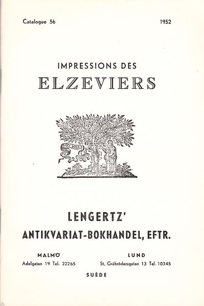 Lengertz' antikvariat-bokhandel, eftr. Catalogue…