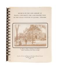 Sources in the Law Library of McGill University for a..