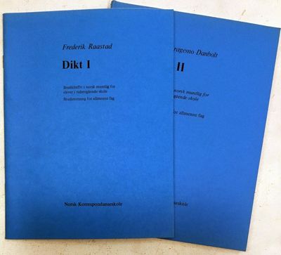 Dikt I: Lyrikk på nye veier. Dikt II: Fra norrøn…