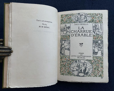 La Charrue d'Erable. With 12 wood engravings by Camille Pissarro.