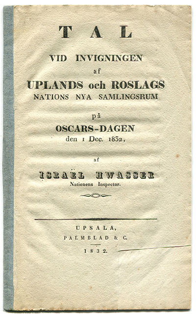 Tal vid invigningen af Uplands och Roslags…