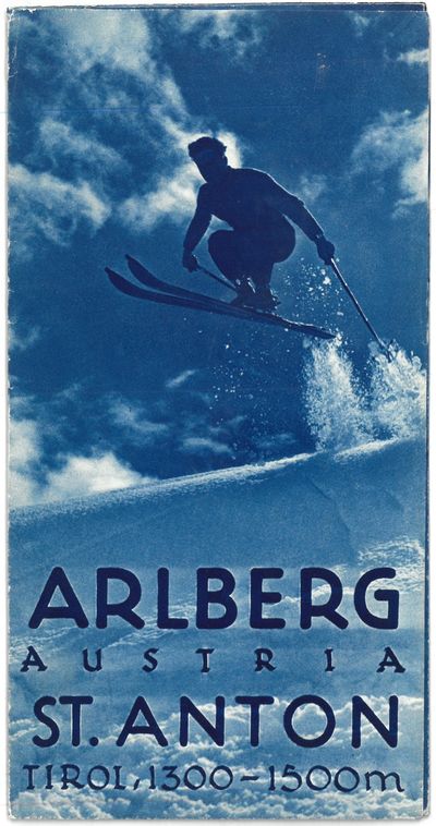 Reklameplakat for skistedet St. Anton i Østerrike…
