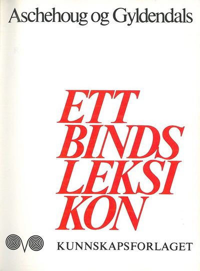 Aschehoug og Gyldendals ettbindsleksikon.