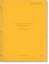What Every Young Bride Should Know (Original screenplay for an unproduced film, Final Shooting script)