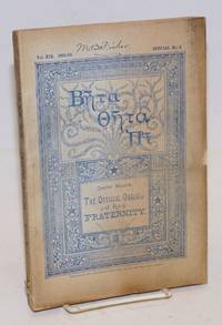 Beta theta pi,; chapter annuals; the official organ of the fraternity vol. xix 1891-92, special no. 2 [cover titling] The beta theta pi with which has been united The mystic messenger, August, 1892 [title page]