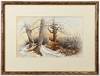 [Original Painting:] Winter Landscape at Sunrise