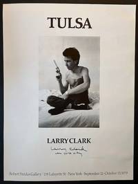Signed 1979 Larry Clark Exhibition Poster from The Robert Freidus Gallery of New York