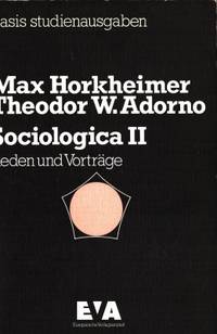 Sociologica II. Reden und Vorträge.