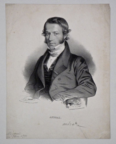 Portrait of Andral, lithograph by Maurer. 29x22.5cm