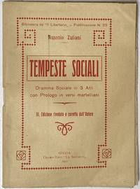 image of Tempeste sociali. Dramma sociale in 3 atti, con prol. in versi martelliani