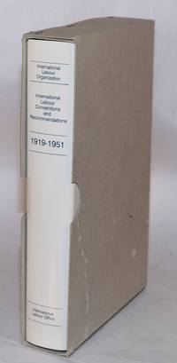 image of International labour conventions and recommendations 1919-1951, volume I.