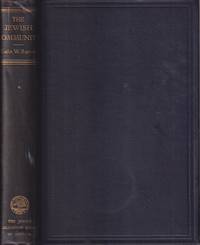 cover of The Jewish Community: its History and Structure to the American Revolution. Volume One