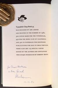 Fond of Printing: Gordon Craig as Typographer and Illustrator