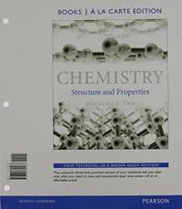 image of Chemistry: Structure and Properties, Books a la Carte Edition & Modified MasteringChemistry with Pearson eText -- ValuePack Access Card -- for Chemistry: Structure and Properties Package