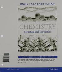 Chemistry: Structure and Properties, Books a la Carte Edition &amp;  Modified MasteringChemistry with Pearson eText -- ValuePack Access Card -- for Chemistry: Structure and Properties Package by Nivaldo J. Tro - 2014-05-01