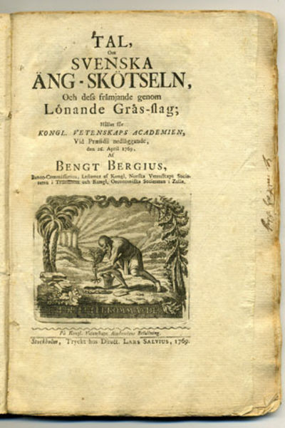 Tal, om svenska äng-skötseln, och dess främjande…