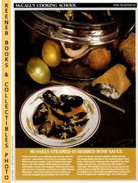 image of McCall's Cooking School Recipe Card: Fish, Seafood 20 - Moules Mariniere : Replacement McCall's Recipage or Recipe Card For 3-Ring Binders : McCall's Cooking School Cookbook Series
