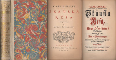CARL LINNÆI, SKÅNSKA RESA PÅ HÖGA ÖVERHETENS…