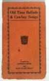 Old Time Ballads & Cowboy Songs