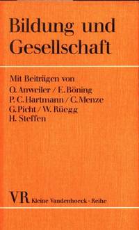 Bildung und Gesellschaft. Zum Bildungsbegriff von…