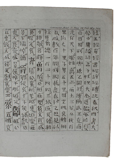 De Confucii Libro Chun cieu. Auctore T.S. Bayer. (Theophilus Siegfried Bayer). (photo 3)