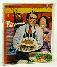 The New York Times Magazine - Entertaining at Home - Fall Food & Wine Issue, October (Oct.) 28 1979 - Cover Photo of Gustave Reininger and Margit Pearson