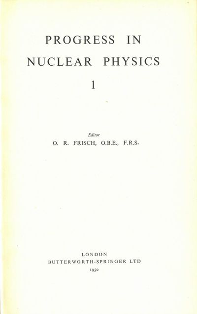 Progress in nuclear physics. I-II.