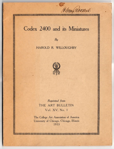 Codex 2400 and its Miniatures.