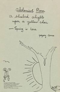 Alchemical Spring by Gregory Corso - Limited Edition - 1979 - from Third Mind Books (SKU: 1685)