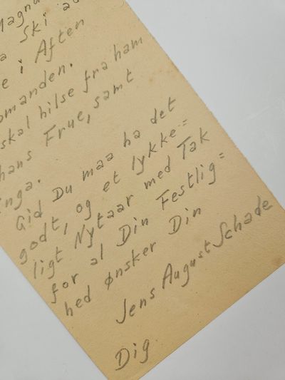 Originalt brevkort.