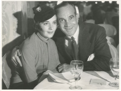 Original photograph of Al Jolson and Ruby Keeler, 1933