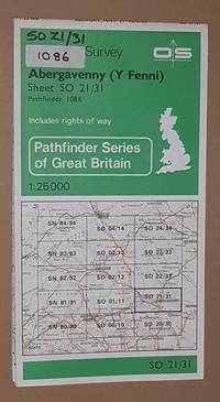 Abergavenny (Y Fenni). 1:25000 Map Sheet SO 21/31 (Pathfinder 1086) by Ordnance Survey - 1980