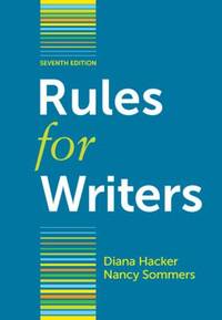 Rules for Writers with Writing about Literature (Tabbed Version)