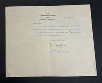 image of 1 page ALS Autograph letter signed by Virginia Woolf