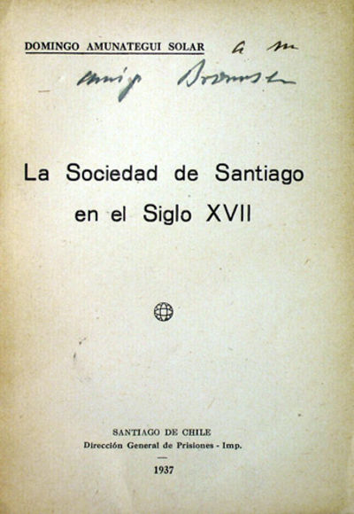 La Sociedad de Santiago en el Siglo XVII
